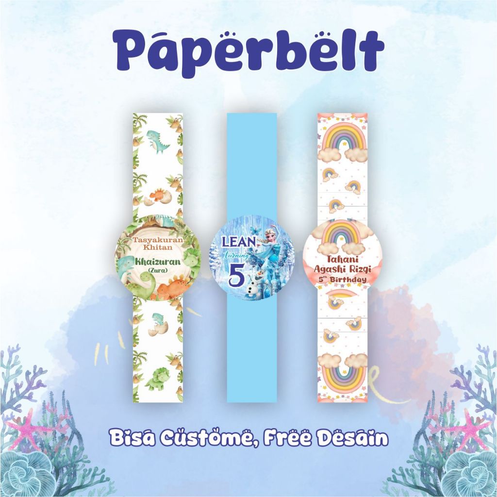 

Paper Belt Bento / Paper Belt Birthday / Custome