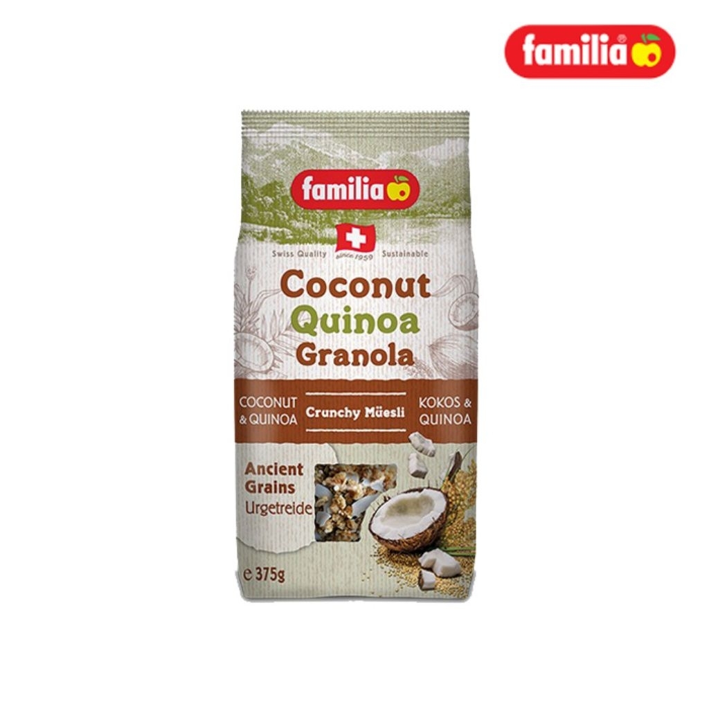 

familia coconut quinoa granola 375 gr