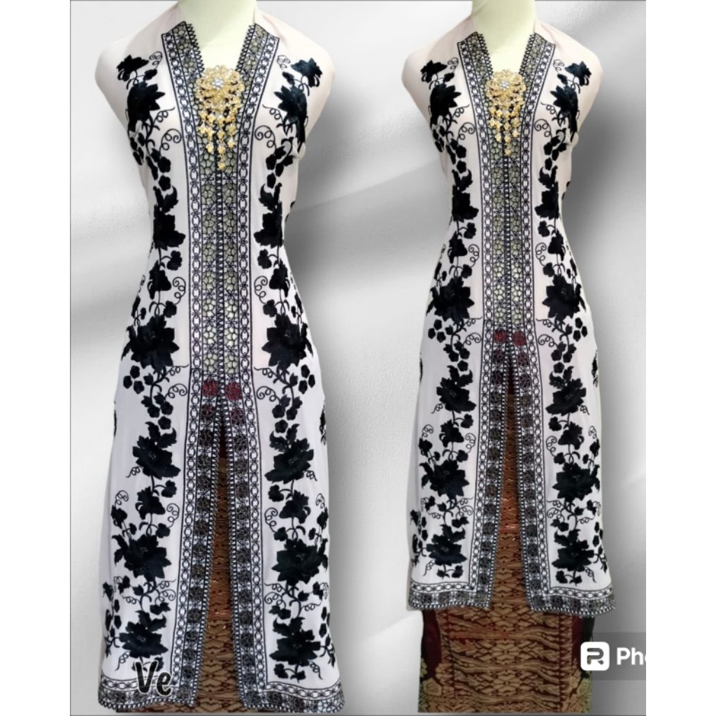 Bahan Abaya bordir Padang