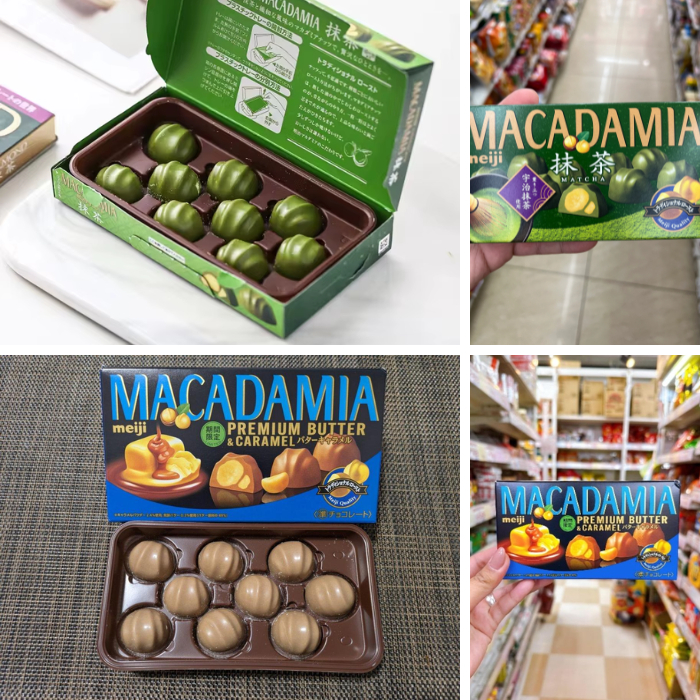 

Macadamia Chocolate Matcha/Caramel Butter 9 grain