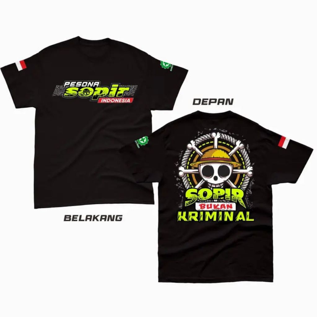 Kaos Pesona Supir Indonesia V3 / Baju Pria Wanita T-Shrit Custom combed 24s