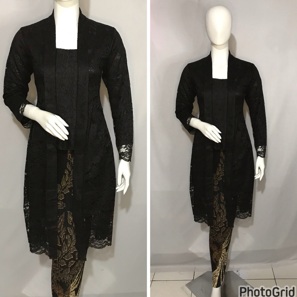 Kebaya kutubaru brokat panjang/kebaya kutu baru/kebaya brokat modern/kebaya wisuda
