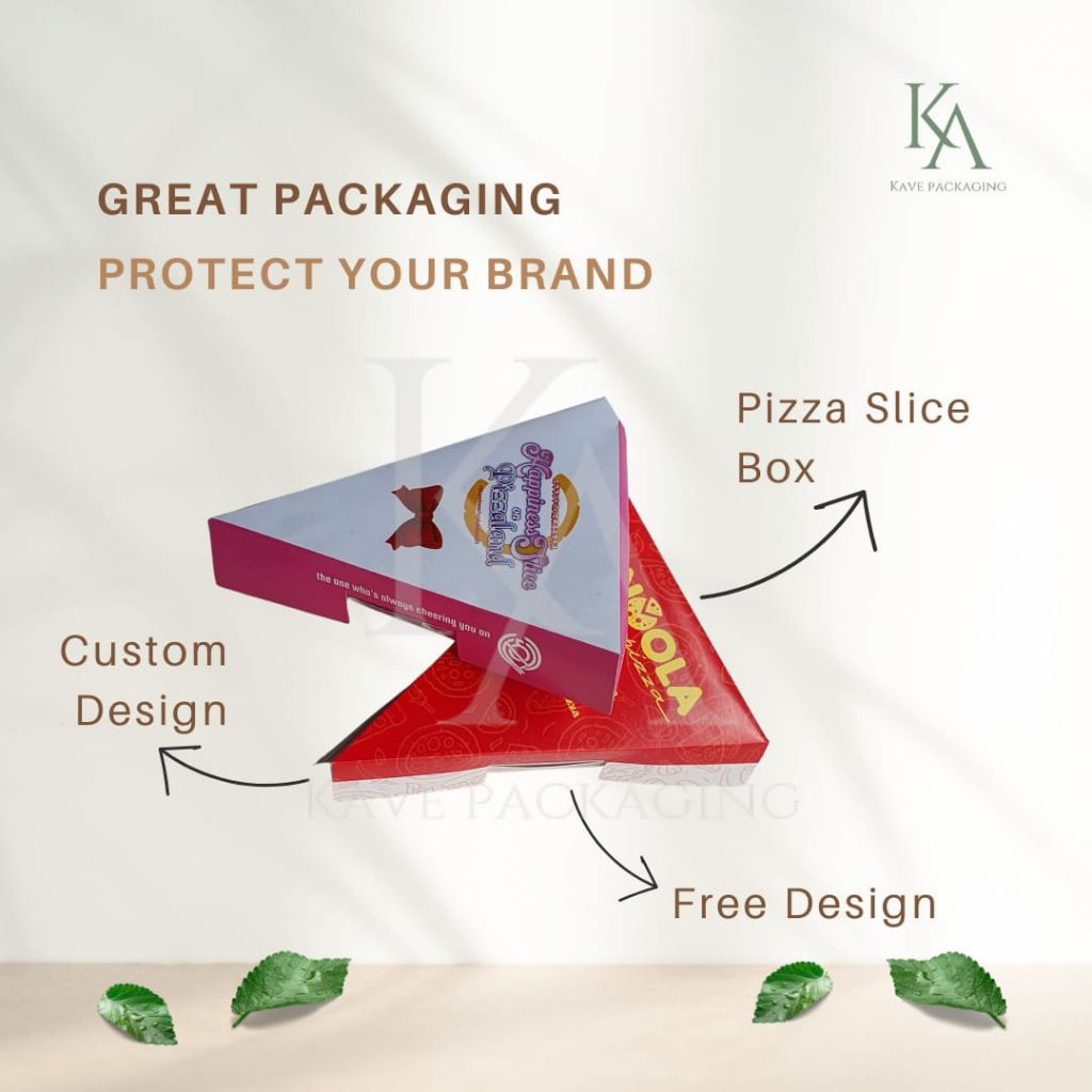 

Paper Box Dus Pizza Slice Custome Disain Duplek Kraft Laminasi Food grande