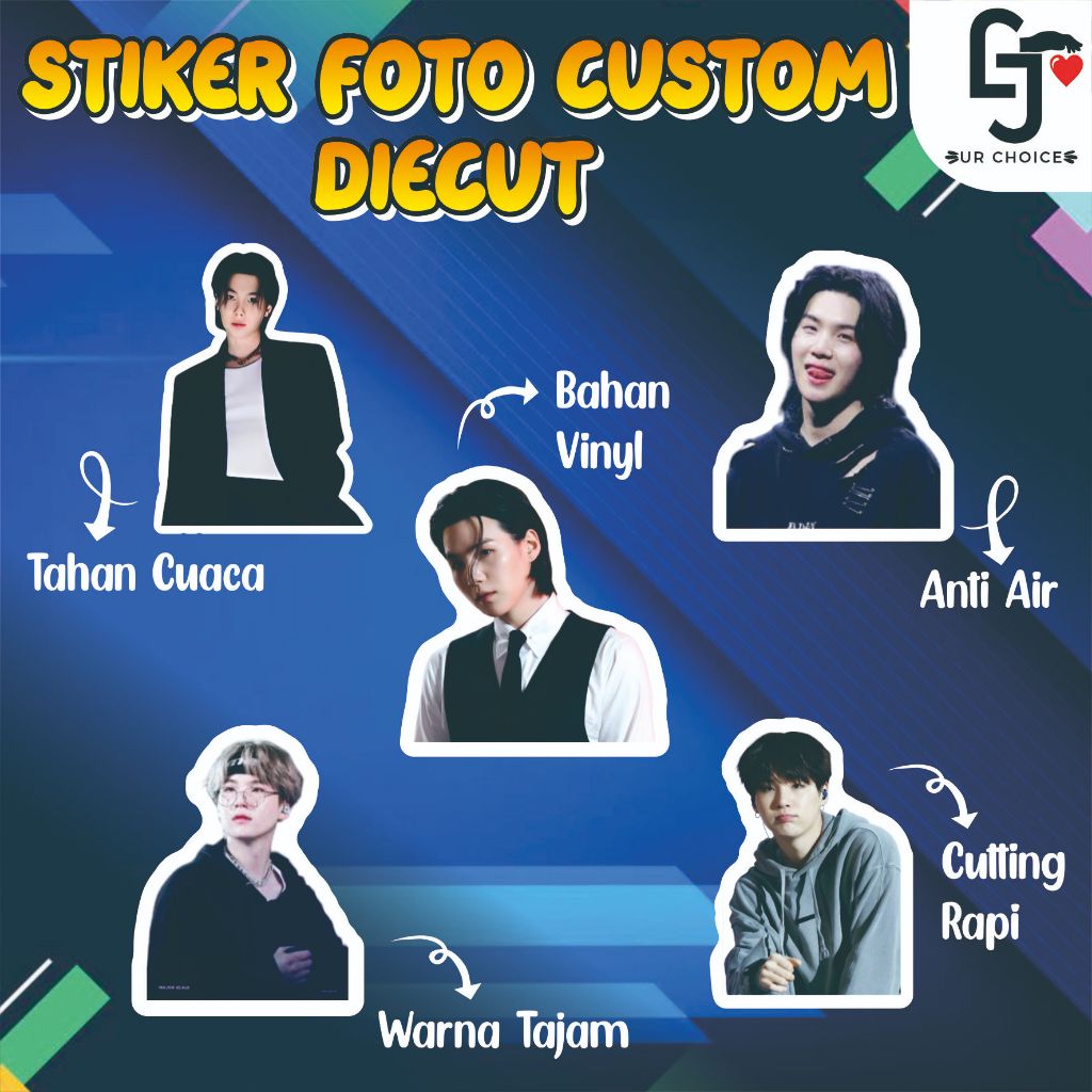 

STIKER FOTO DIECUT CUSTOM / STIKER FOTO DIECUT A3 / STIKER FOTO CUSTOM