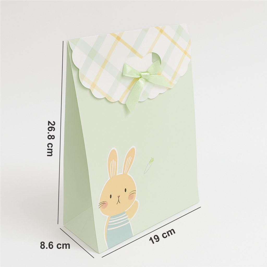 

Paper Bag Gift Kado Lucu Karakter Kelinci Domba Beruang Kucing - Tas Kado Jumbo - Tas Souvenir