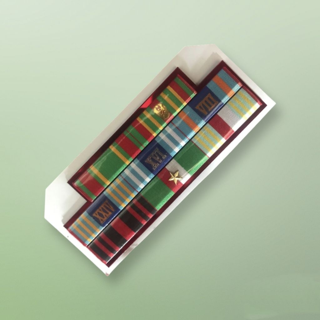 SATYA LENCANA PDH TNI KESETIAAN VIII, XVI, XXIV TAHUN, NARARYA, DHARMA BANTALA, GOM 9 (RAKSAKA DHARM