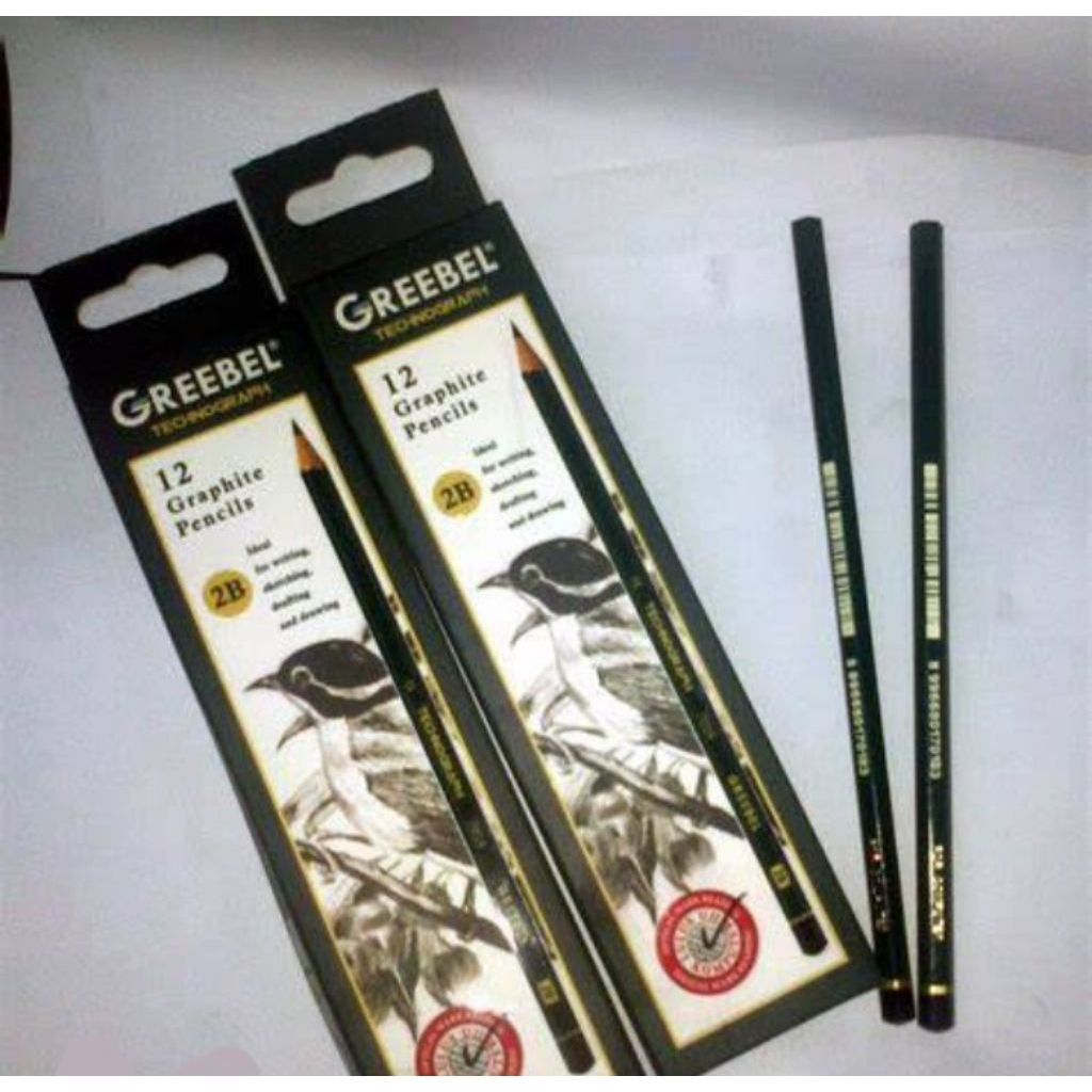 

1pcs Pensil 2b Greebel Pensil Graphite 2b Untuk Ujian Greebel Technograph