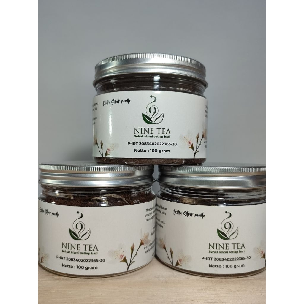 

Nine Tea | Teh Hitam Premium + Silver Needle | 100gr | Teh Sehat Alami Harian teh herbal cina