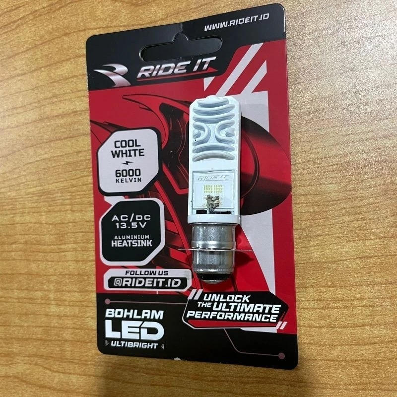 LAMPU LED H6 YG RIDE IT 18 W x2 SUPER BRIGHT