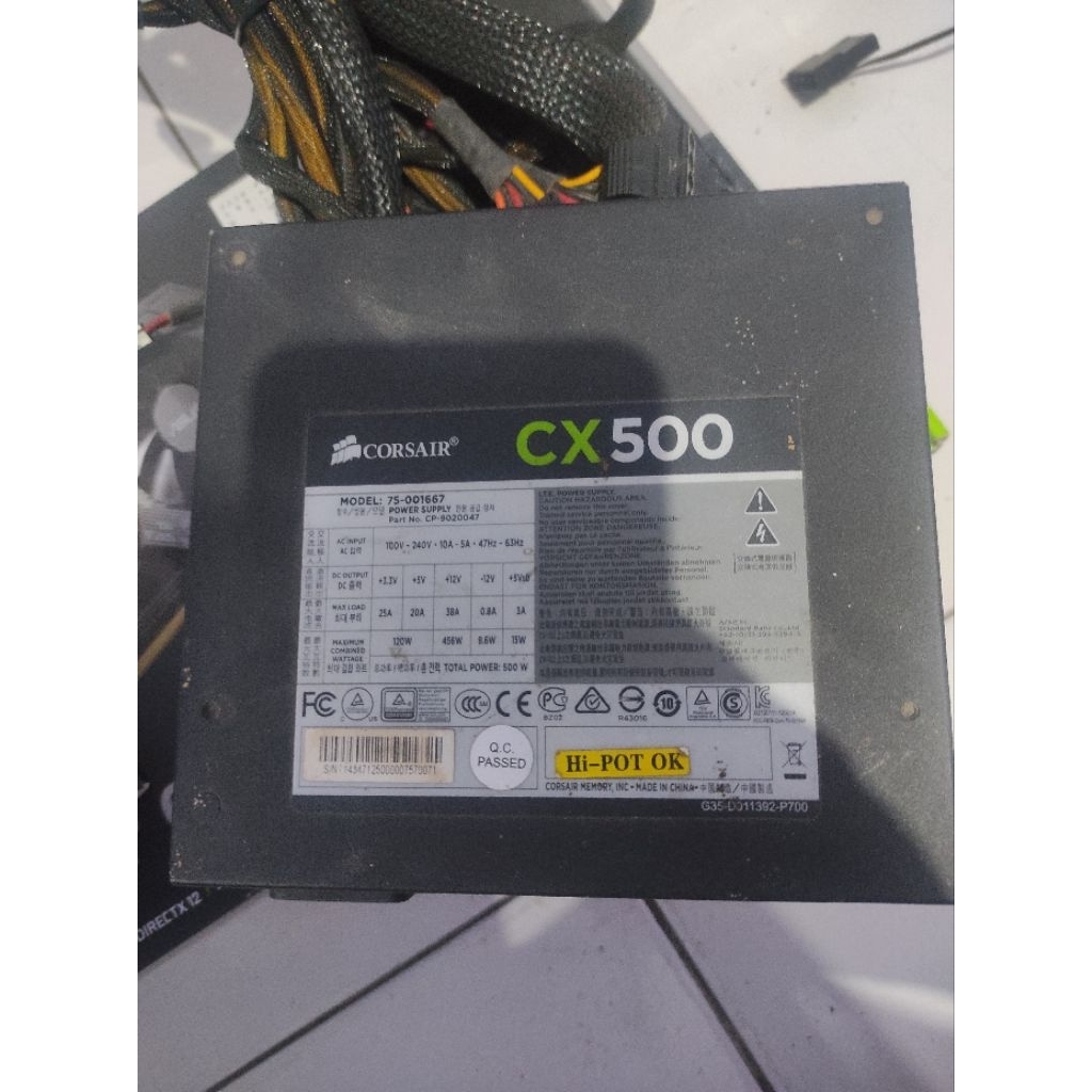 PSU CORSAIR 500W