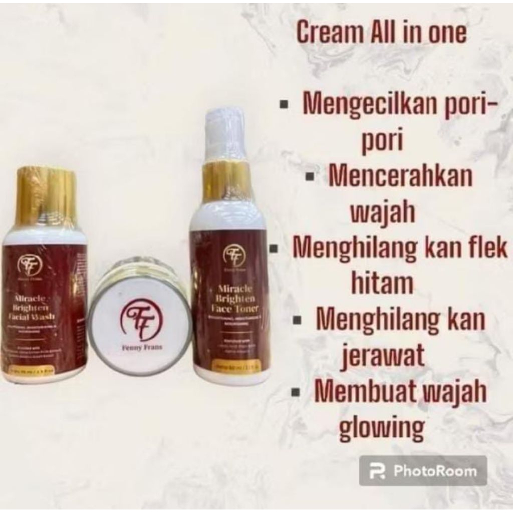 paket glowing cerah skincerrr FF + serum
