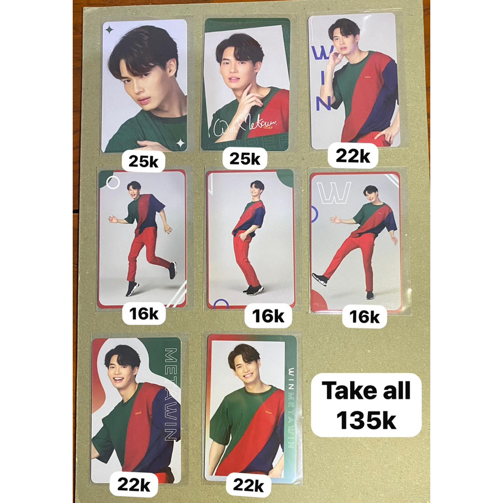 Photocard Win Metawin Super Color Series Official GMMTV-Cek Deskripsi