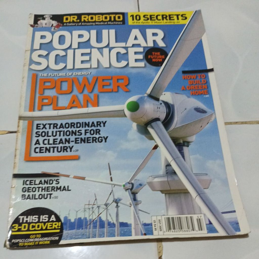 Majalah POPULAR SCIENCE THE FUTURE ENERGY POWER PLAN