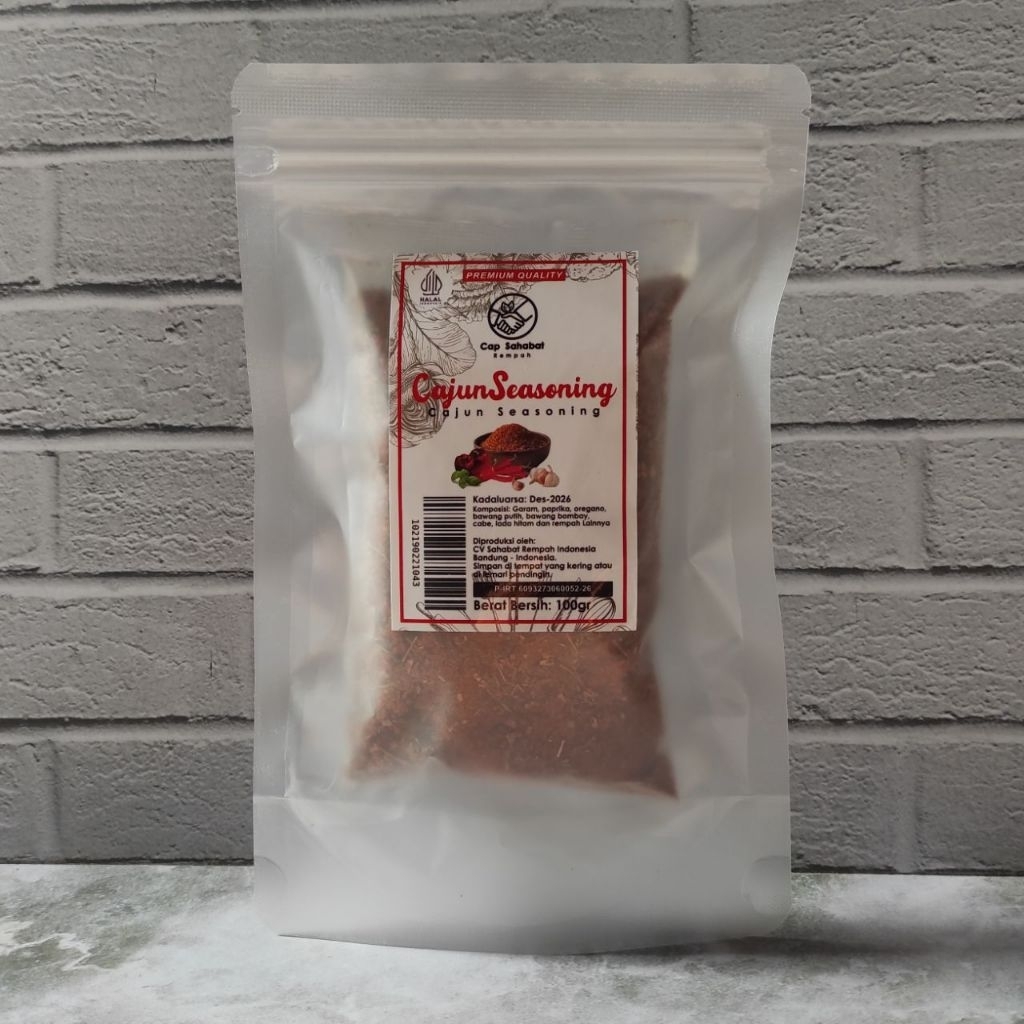 

Bumbu Cajun 100gr / Cajun Seasoning - Rempah Amerika / Nora Healthy Food