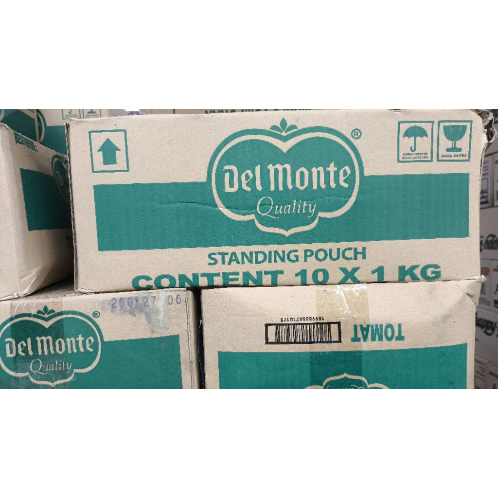 

1 Karton isi 10 - Delmonte tomat pouch 1kg