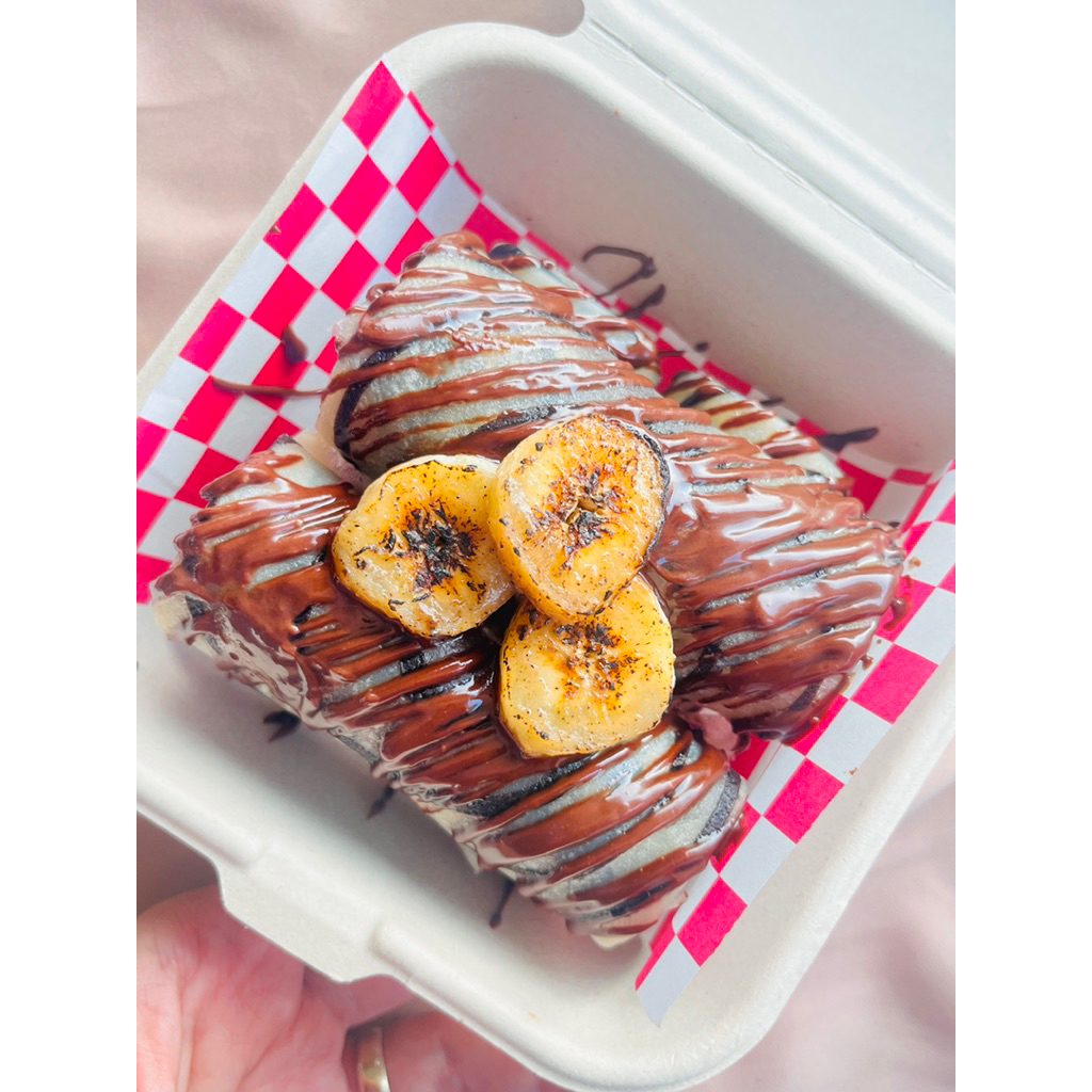 

Berbinar Desserts - GF DF Banana Hazelnut Crepe