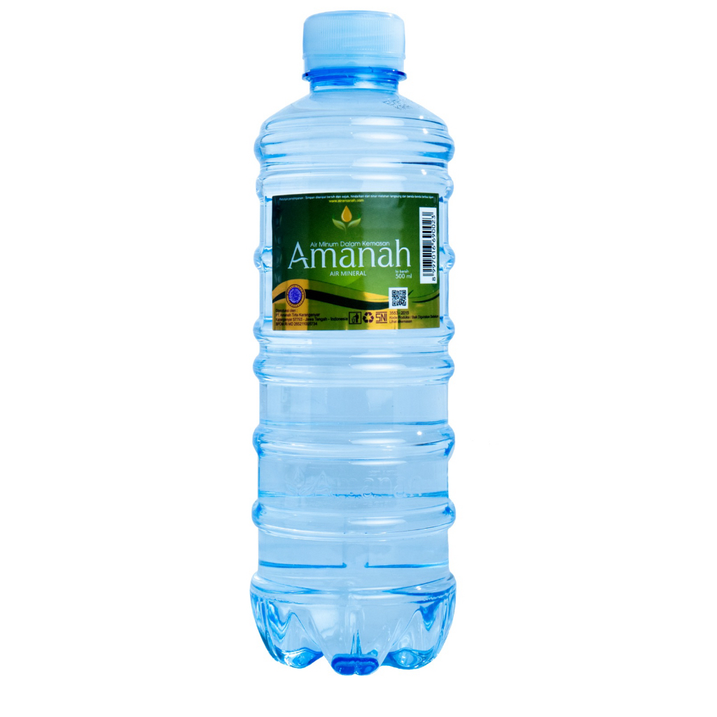 

Amanah Air Mineral pH 8+ dan TDS ≤ 10 ppm 500ml