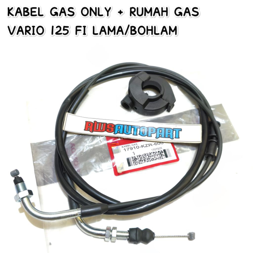 KABEL GAS + RUMAH GAS KZR VARIO 125 LAMA/OLD