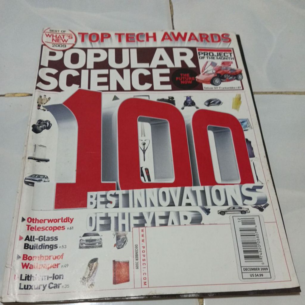 Majalah POPULAR SCIENCE 100 Best INNOVATIONS Of The Year