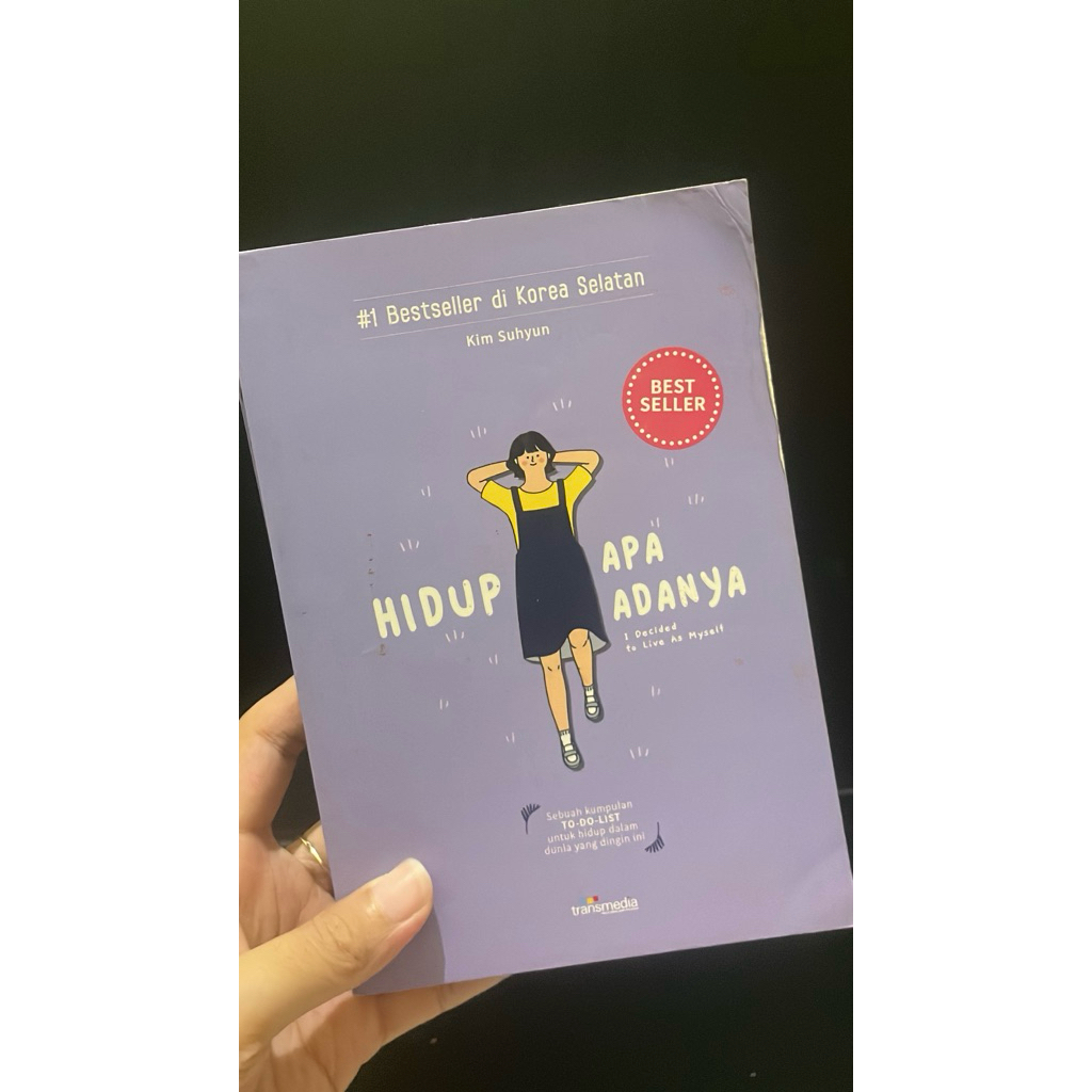 Preloved Buku Hidup Apa Adanya - Kim Suhyun | Buku Self Love & Healing