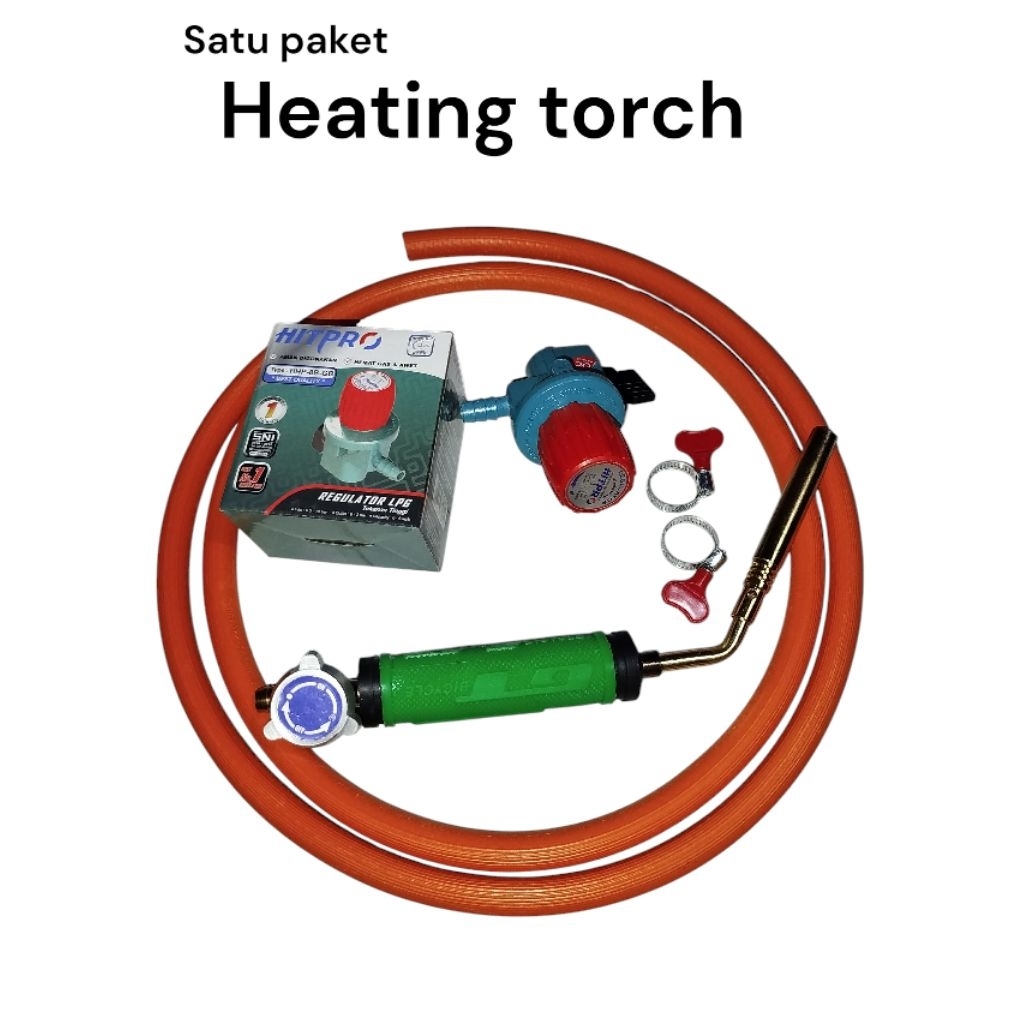 kepala heating torch manual Alat las bahan bakar lpg komplit Gas torch komplit satu paket
