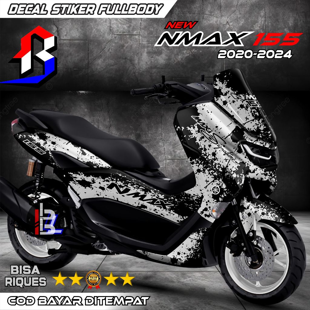 (COD) Decal Stiker Nmax New Fullbody Decal Stiker Yamaha Nmax new 2020 2021 2022 Fullbody Hayabusa