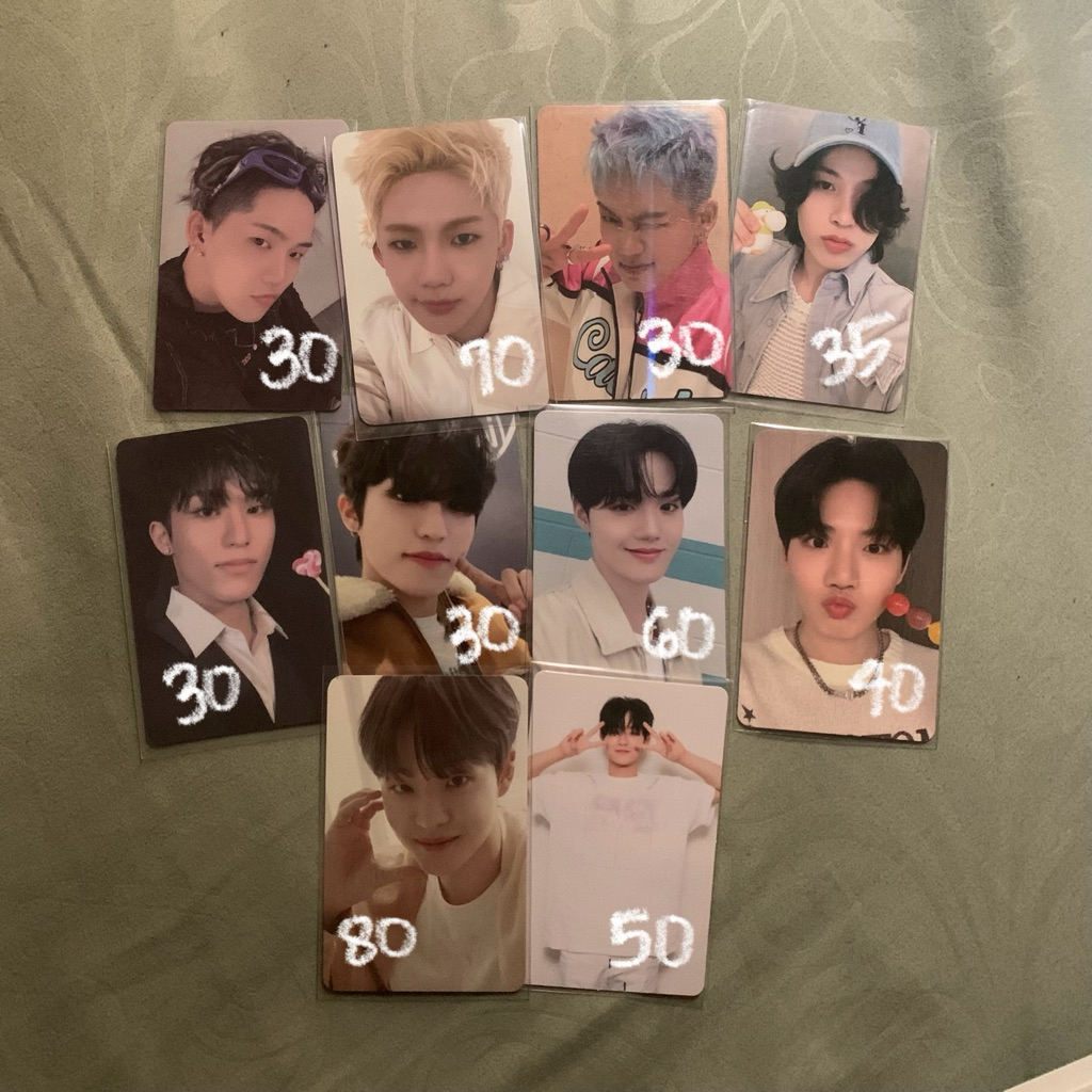 TREASURE PC Photocard: Hyunsuk Junghwan Jeongwoo Doyoung Dobby Junkyu Jihoon YGP BOOTH LD POB BFF MD
