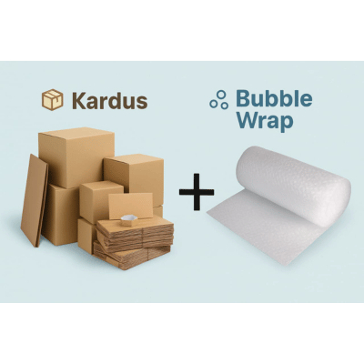 

Bubble Wrap dan Kardus dengan Jahitan Rapi untuk Bungkus Pesanan Agar Lebih Aman