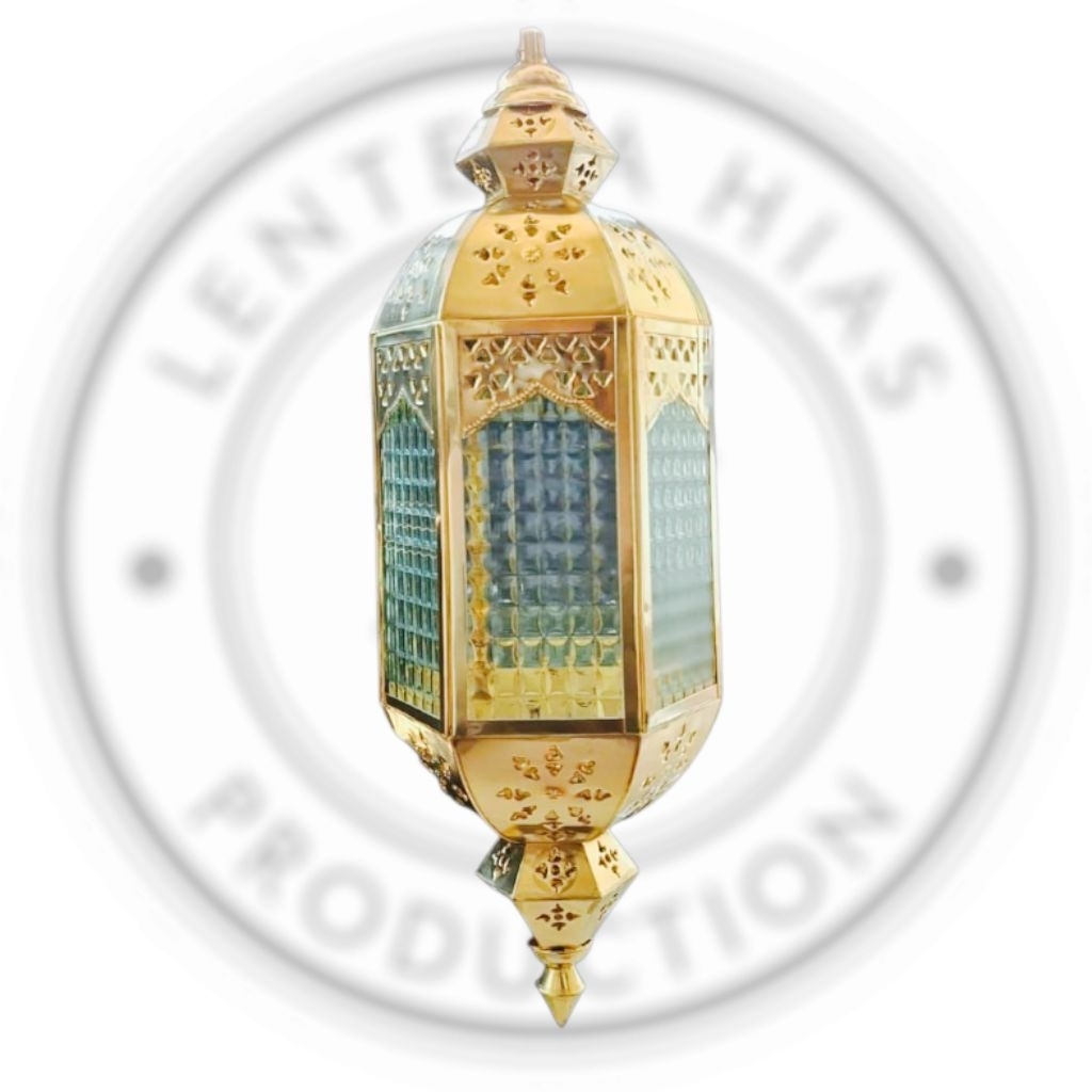 lampu gantung maroko model kampul ukir uk 18×50 cm
