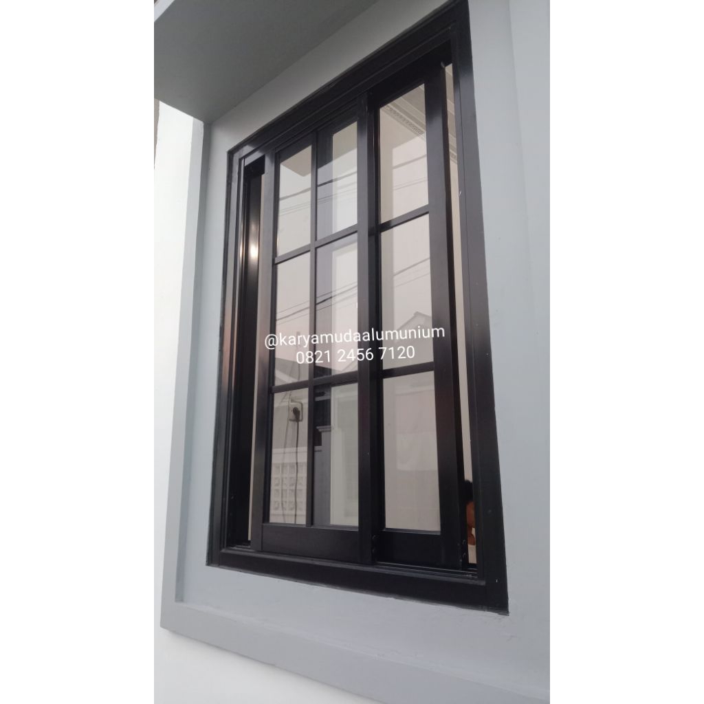 Jendela Sliding + Ornamen ukuran 120 x 150