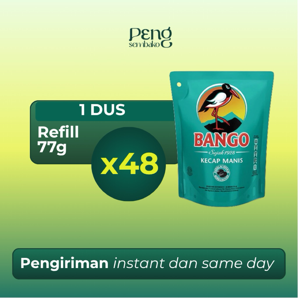 

BANGO 3000 Kecap Manis Dus (77g x 48pcs)