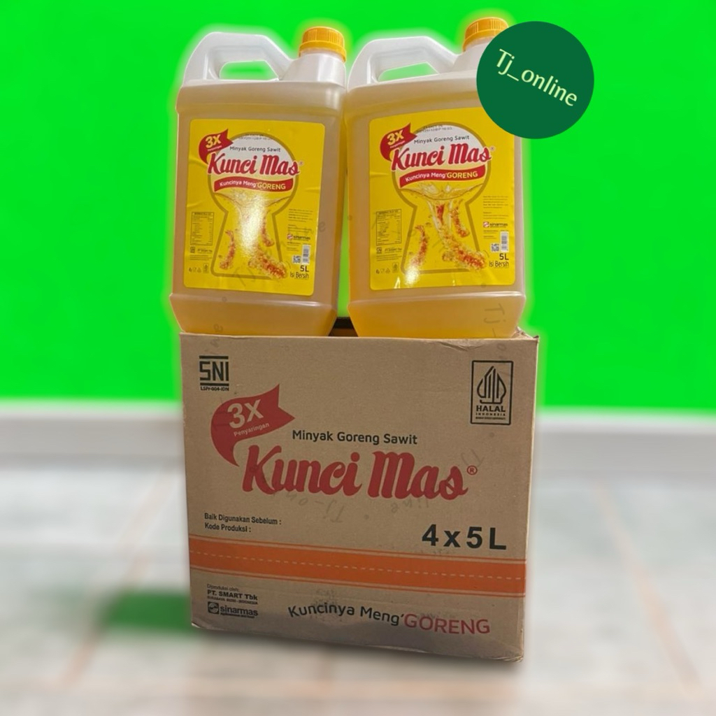 

Kuncimas 4 x 5L jerigen (1 dus isi 4)