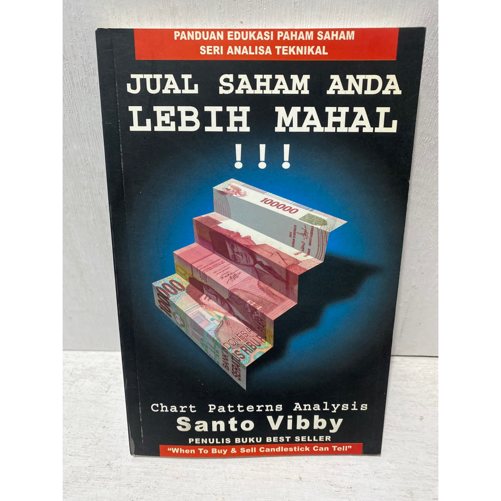 Buku Original JUAL SAHAM ANDA LEBIH MAHAL - SANTO VIBBY