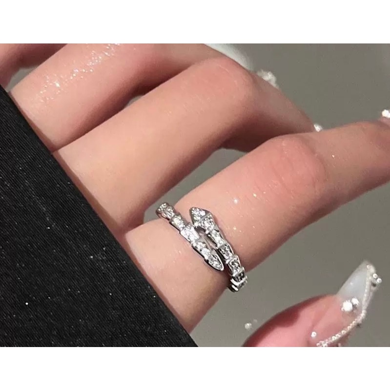 SERPENT SET GELANG DAN CINCIN / gelang cincin bentuk kepala ular wanita aksesoris muslim fashion kek