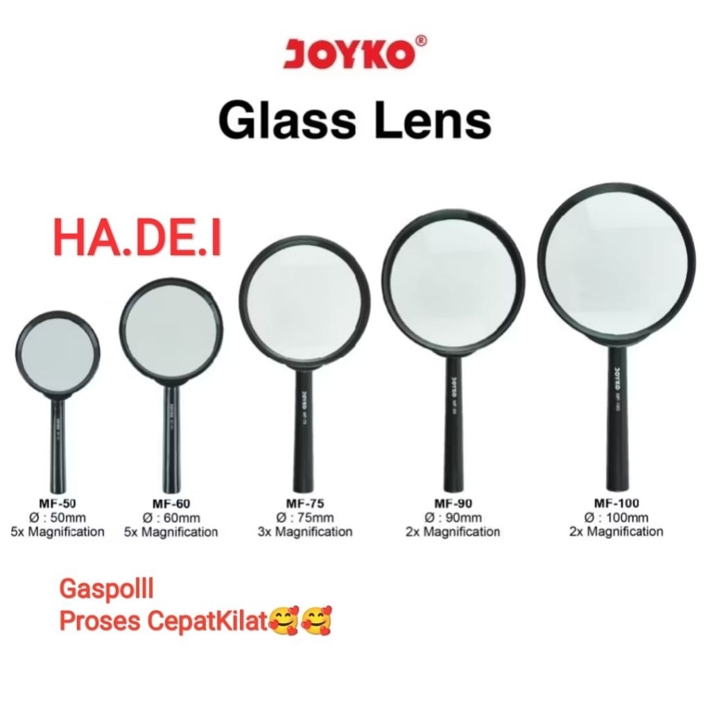 

glass lens kaca pembesar