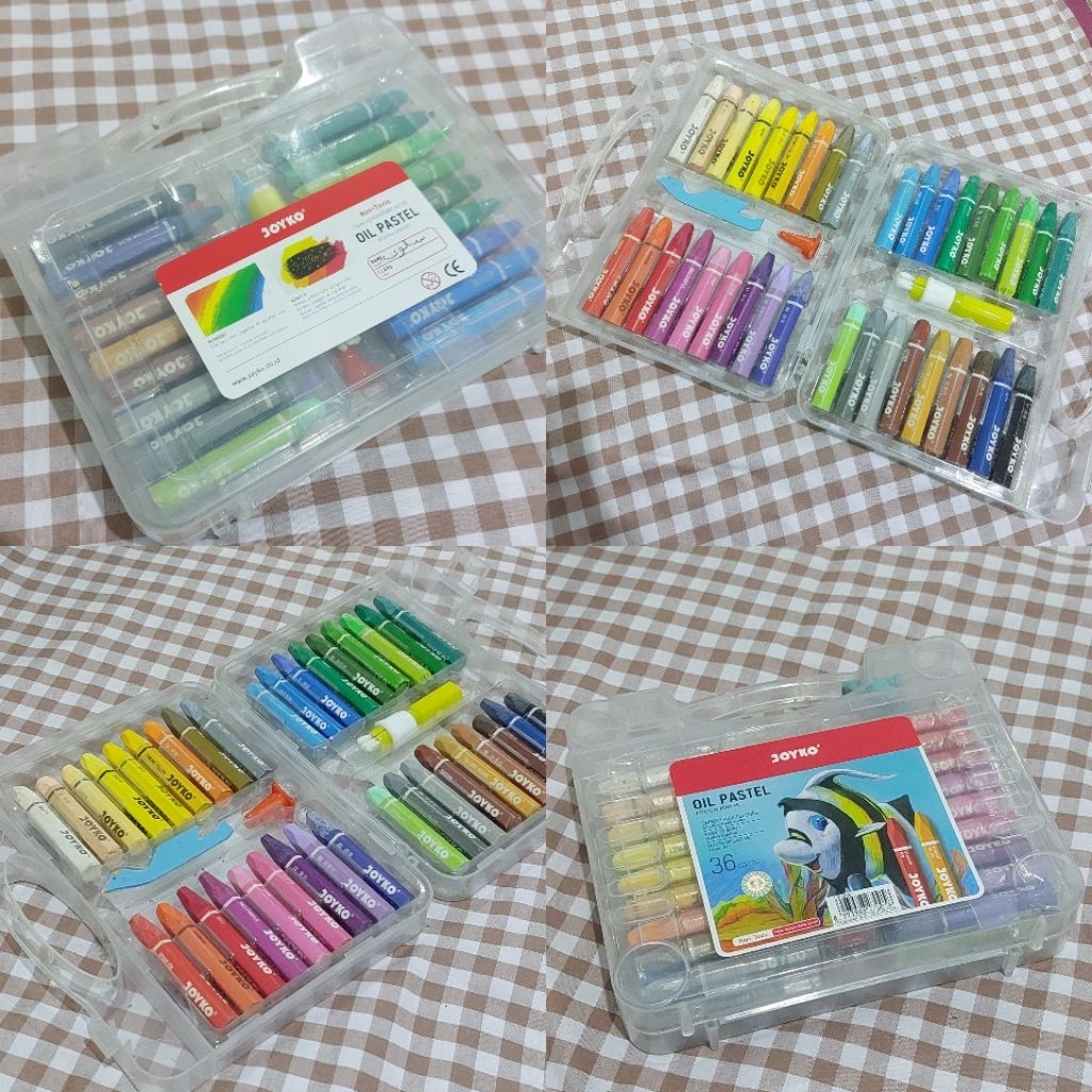 

[PRELOVED] PL Crayon Joyko Oil Pastel 36 warna Krayon Pewarna Anak