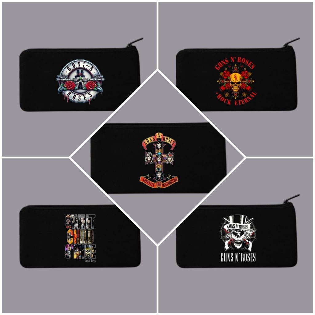 

Tempat pensil GUNS N’ ROSES/Tepak kanvas premium/Tempat alat tulis/Tempat kosmetik/Tempah hp/Tempat dokumen kartu/Pouch