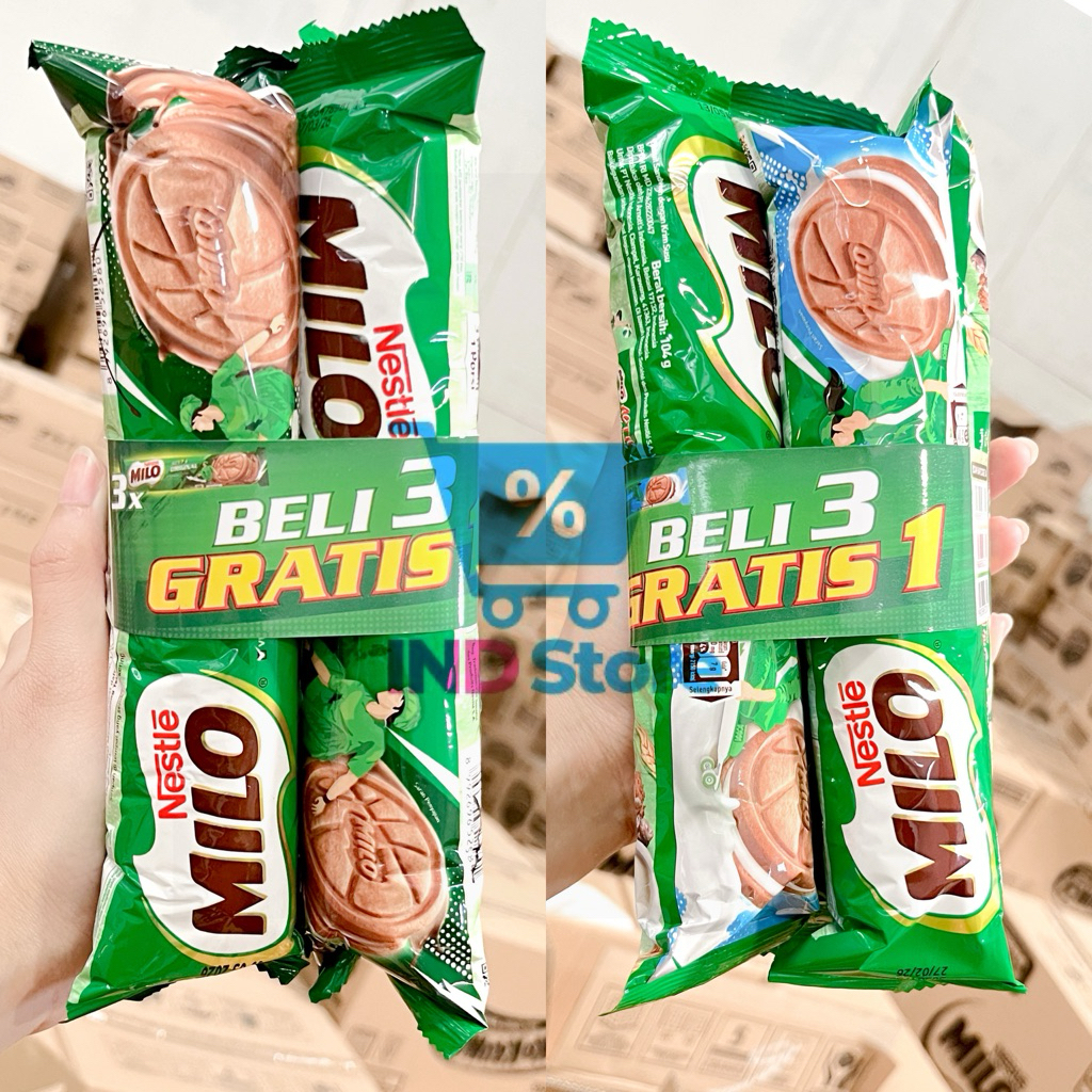 

BELI 3 GRATIS 1 MILO BISKUIT MILK / ORIGINAL 104gram