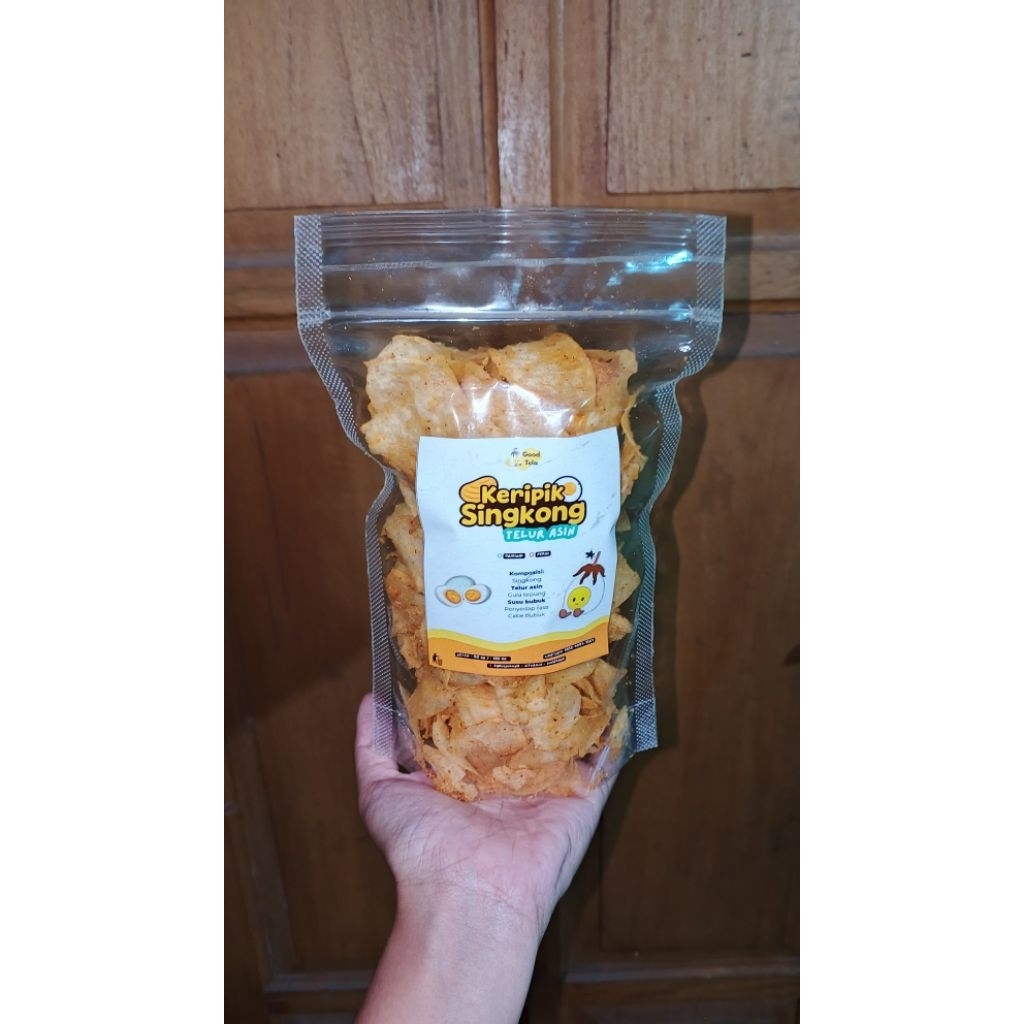

Keripik Singkong Telur Asin (Small & Medium) by Goodtela.id