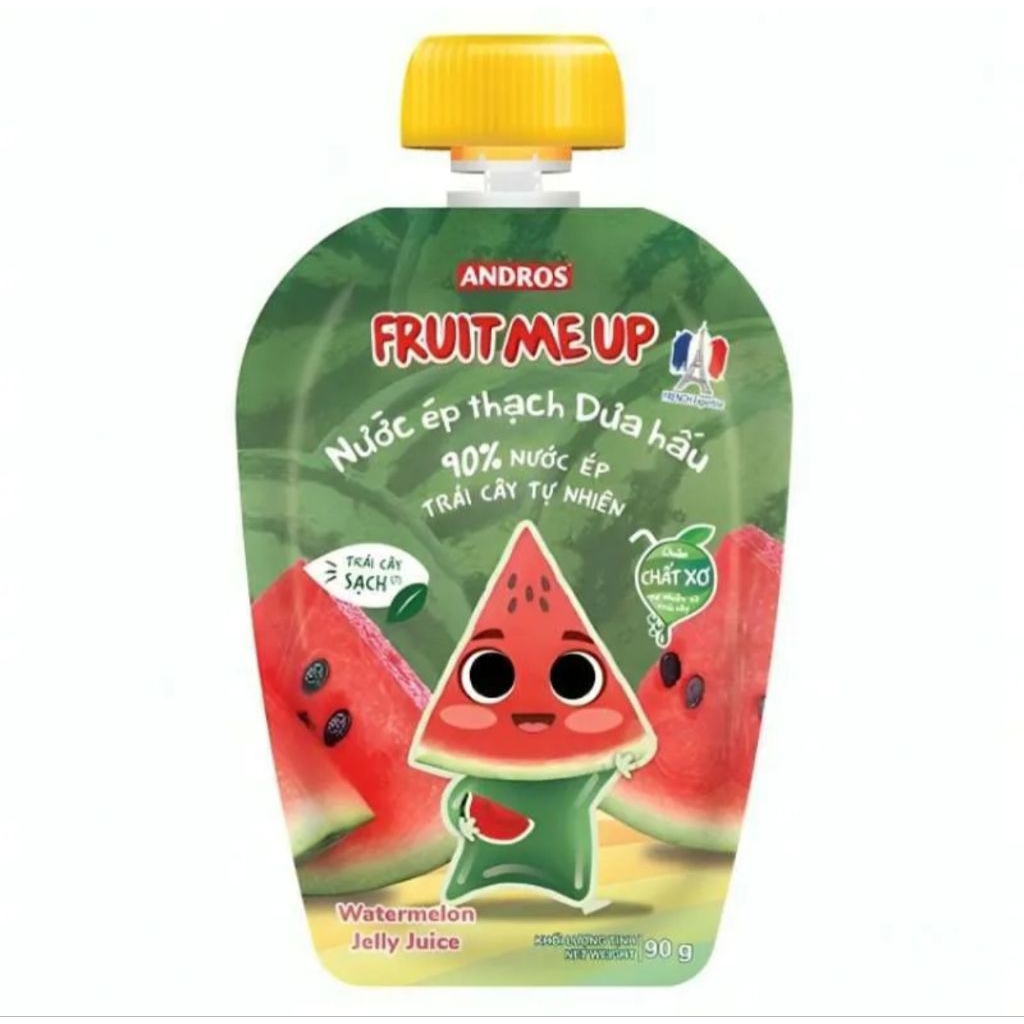 

ANDROS FMU JELLY JUICE WATERMELON 90GR Andros FMU Jelly Juice Watermelon 90gr adalah minuman jelly segar yang menghadirkan rasa manis alami dari buah semangka dalam tekstur jelly yang lembut dan kenyal. Dibuat dari