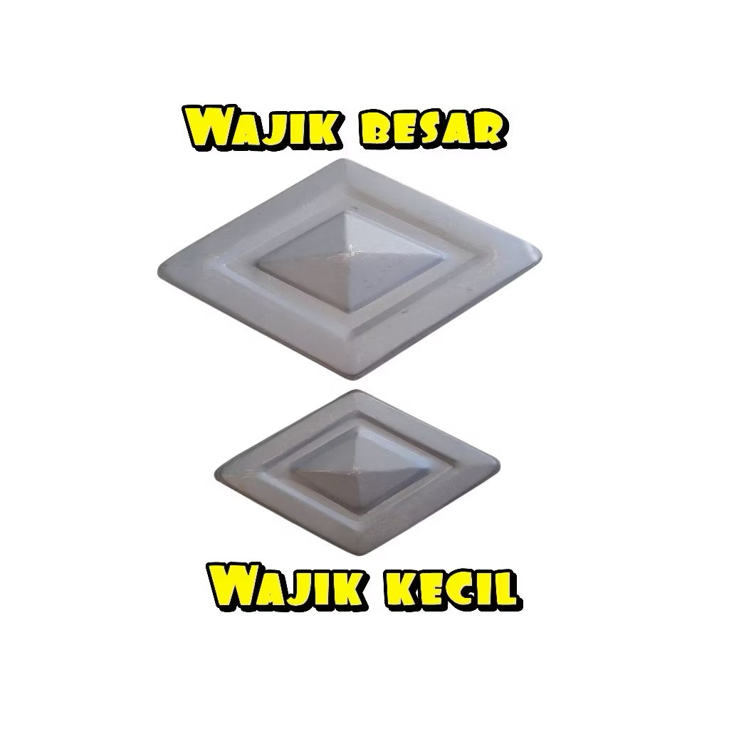 Wajik Besi Wajik Besar & Wajik Kecil Aksesoris Ornamen Pagar Tralis Dll
