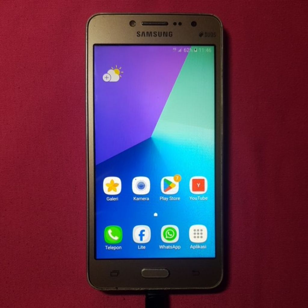 samsung galaxy j2 prime 4G hp second original gold