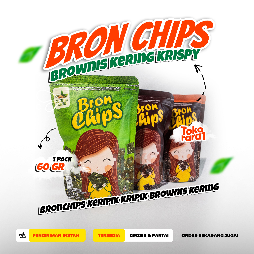 

Bron Chips Bronchips keripik kripik Brownis kering