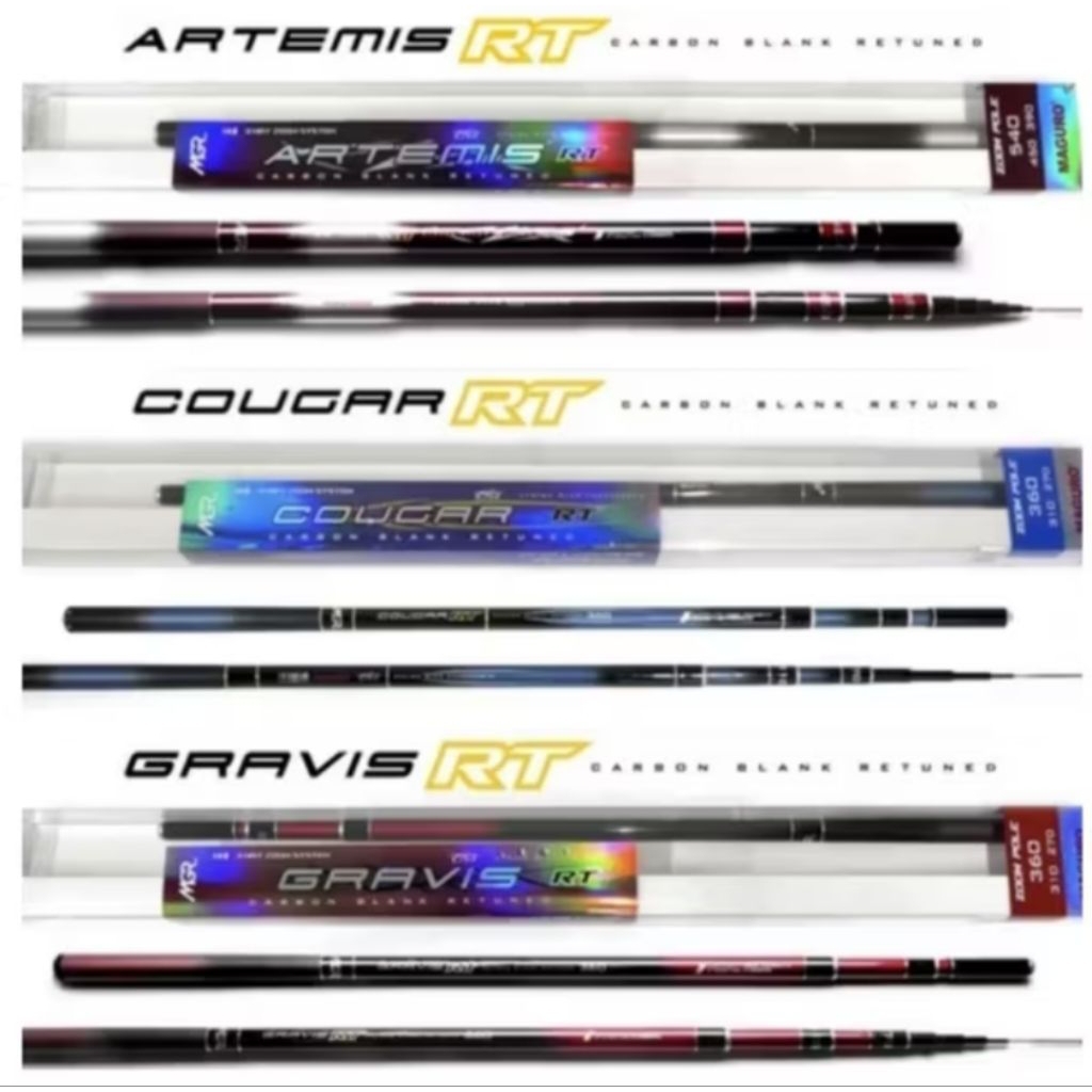 Joran Tegek Maguro ARTEMIS RT | COUGAR RT | GRAVIS RT | Carbon Keiryu Zoom | Tegek Zoom | Alat Panci