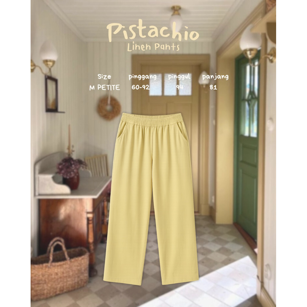 celana linen wanita, celana linen kulot, celana panjang linen, celana linen casual, celana linen pas