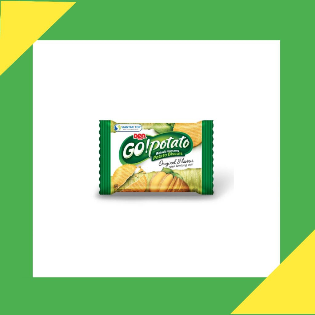 

Go Potato - Ciki Kentang Renyah Rasa Original | Snack Kentang Gurih | Potato Chips Crispy