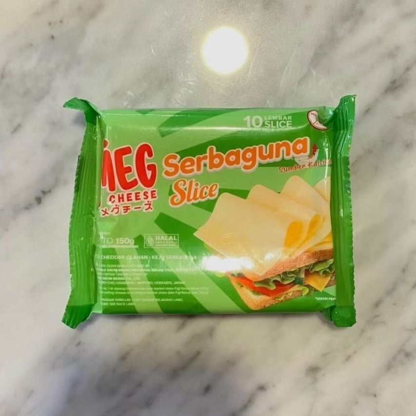 

Meg Serbaguna Keju Cheddar Slice 10 Lembar