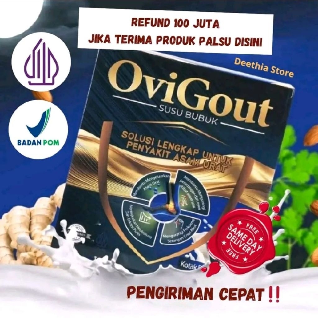 

Ovigout 3Box Bonus 1Box Di Terima 4 Box Susu Asli Original Bpon Resmi