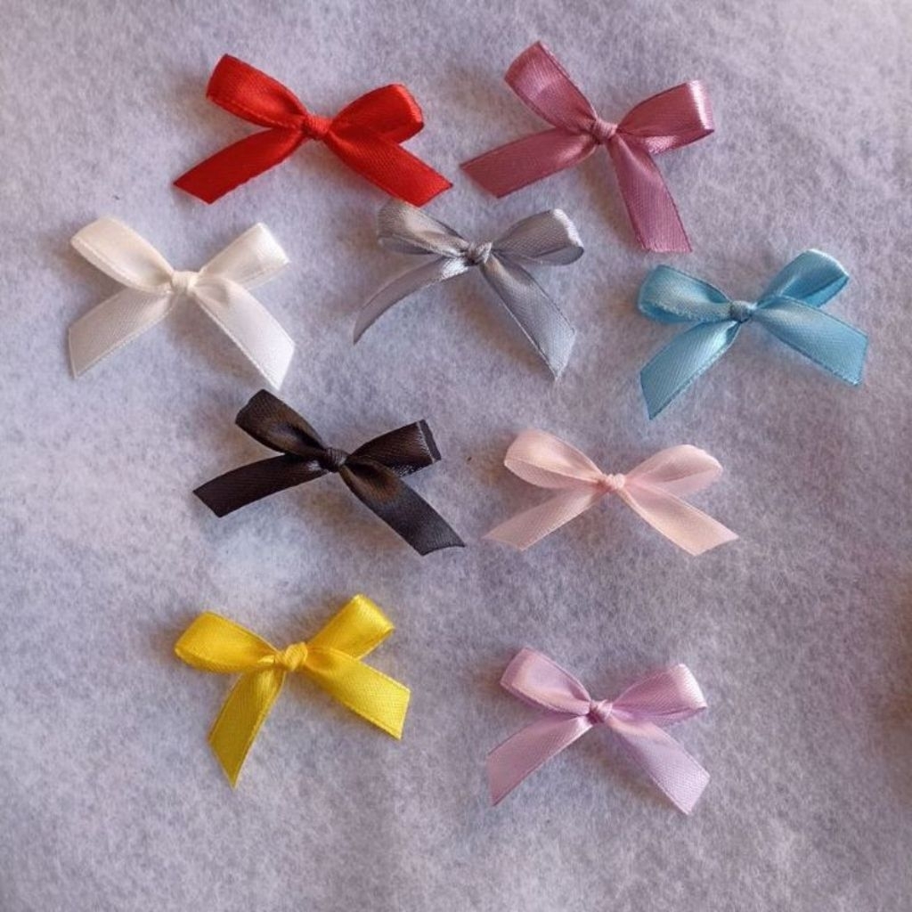 

pita satin 1cm pita tali sepatu