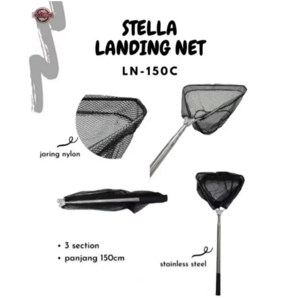 STELLA LANDING NET / SEROK IKAN LIPAT ZOOM